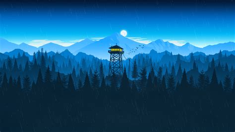 วอลเปเปอร์ : Firewatch, Video Game Art, ความเรียบง่าย 1920x1080 - JimdeGris - 1762753 - วอลเป ...