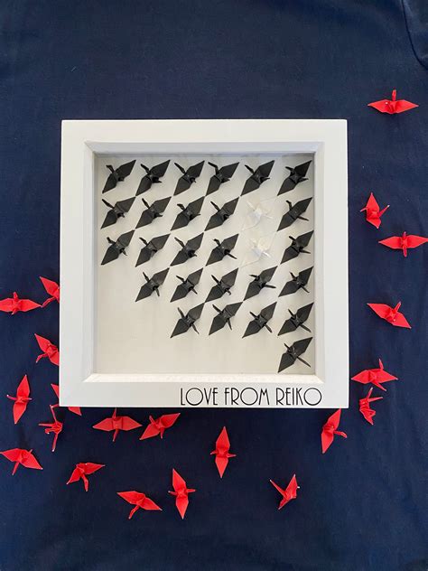 Personalised Origami Wall Art Origami Art Origami Gift - Etsy