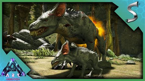 RAVAGER TAMING + BREEDING! BABY RAVAGER & NEW WINGSUIT! - Ark: Aberration [DLC Gameplay E4 ...