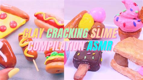 Clay Cracking Slime Compilation ASMR! | Oddly Relaxing Clay Cracking ASMR! - YouTube