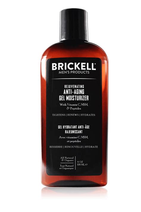 The Best All Natural Anti Aging Gel Moisturizer For Men | Brickell Men ...