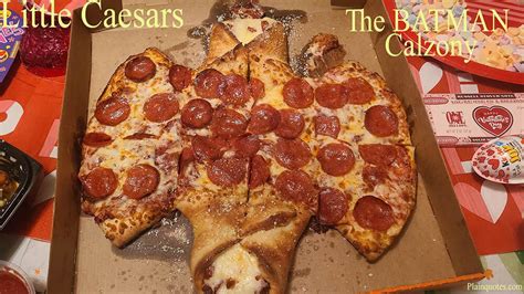 The BATMAN Calzony Pepperoni Pizza from Little Caesars