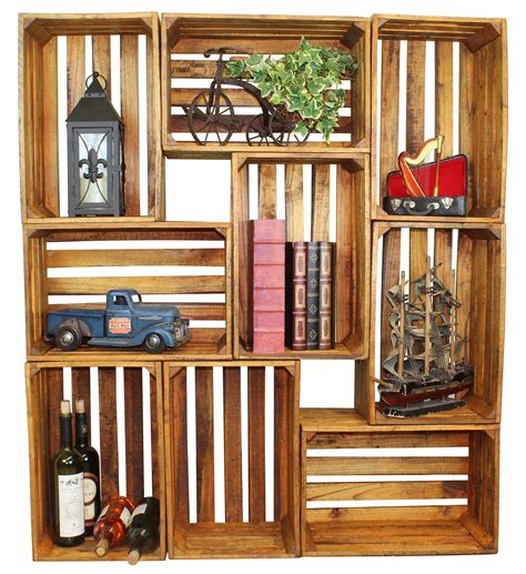 Vintiquewise(TM) Antique Style Wooden Crates | Idee di arredo, Idee ...