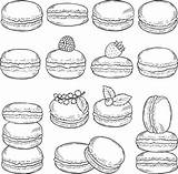 Macaron Coloring Page Printable For Free Download sketch template