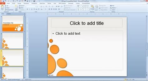 Modello di Microsoft Office PowerPoint PowerPoint Templates Free Download