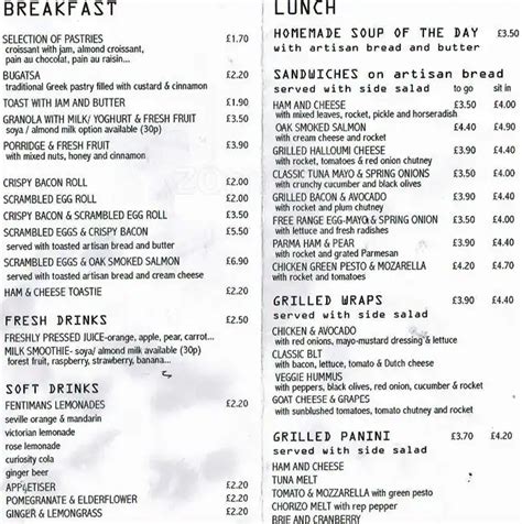 The Hideout Cafe Menu Menu Untuk The Hideout Cafe Leith Edinburgh ...