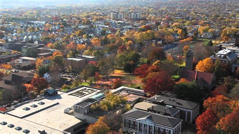 Tufts University Autumn Aerial Views - Medford/Somerville Campus - YouTube