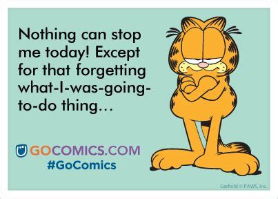 Today on Garfield - Comics by Jim Davis | Garfield quotes, Funny quotes ...