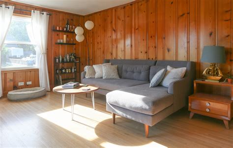 Drop the Paint Brush: Wood Paneling is Officially Cool Again | Living room panelling, Wood ...