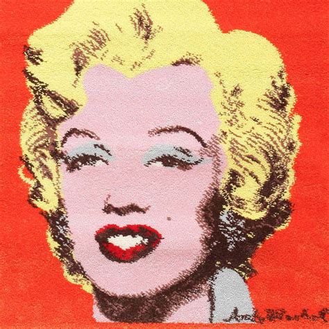 Pair of Two Ege Art Rugs of Marilyn Monroe after Andy Warhol at 1stDibs