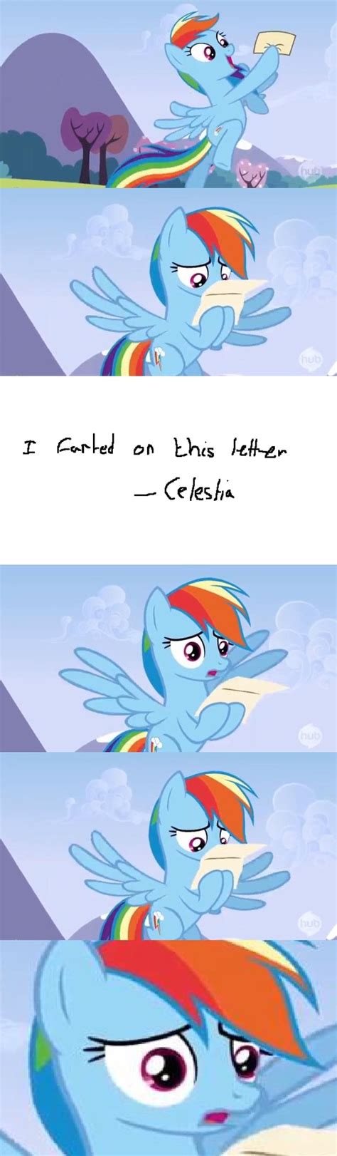 I farted on this letter ~Celestia | My Little Pony: Friendship is Magic | Know Your Meme