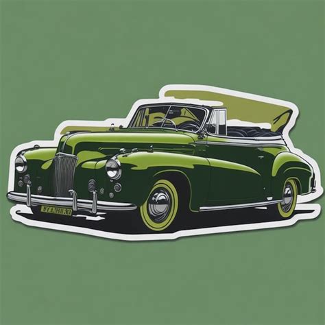 Premium AI Image | Stylish Car Sticker Vector