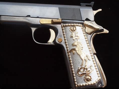 1911 Grips 45 Colt with Rearing Colt Pony