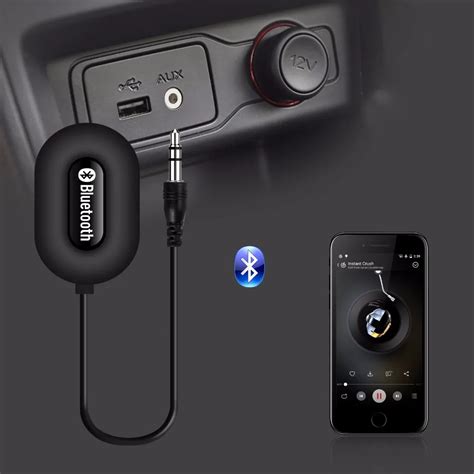 2017 New arrival Mini 3.5mm Car A2DP Wireless Bluetooth Car Kit AUX ...