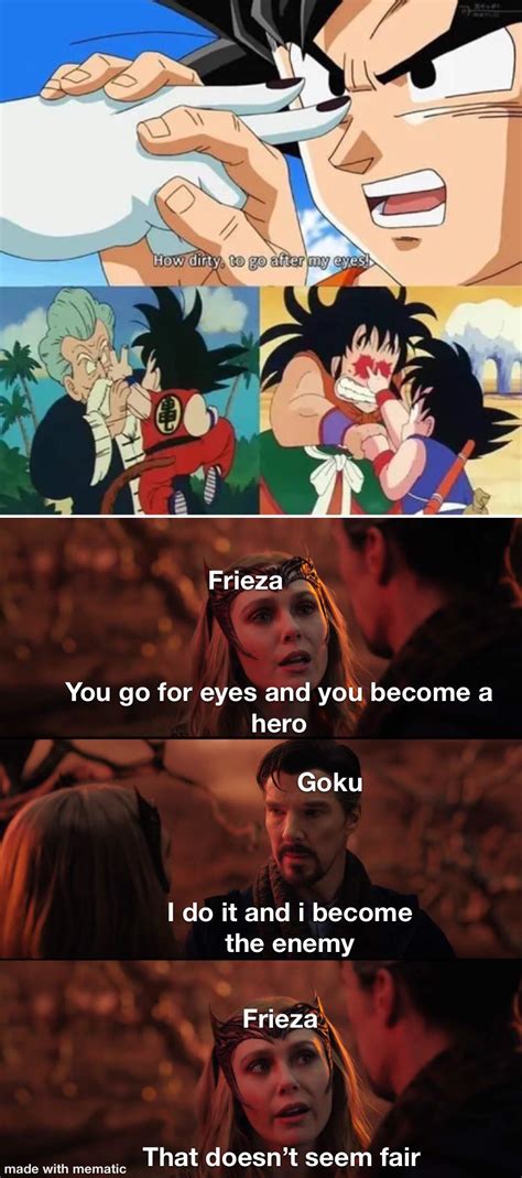 Goku vs Frieza be like : r/DBZmemes