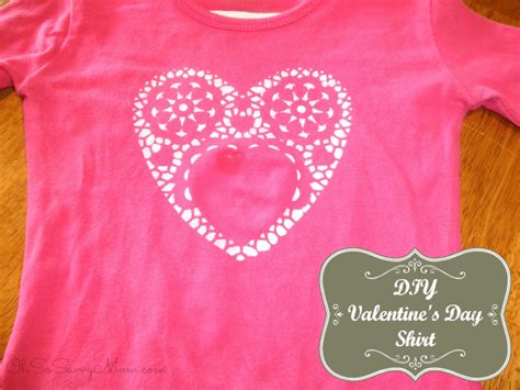 "Adoily-able" Valentine's Day Shirt DIY! - Oh So Savvy Mom