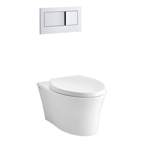 KOHLER Veil Wall-Hung Elongated Toilet Bowl Only in White-K-6299-0 ...