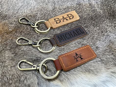 Personalized Dad Keychain New Dad Gift Engraved Dad - Etsy