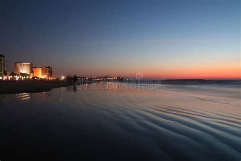 Tel Aviv beach sunset stock photo. Image of middle, ripple - 8110856