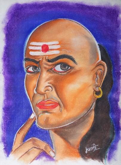 Chanakya Painting by Manali Bagade