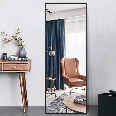 Full Length Mirror Floor Mirror Hanging/Leaning Large Wall Mounted Mirror Horizontal/Vertical ...