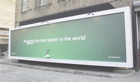 Carlsberg unveils 3D billboard… complete with beer tap