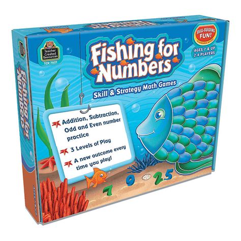 Fishing For Numbers Math Game - Discontinued | Math games, Math strategies, Math