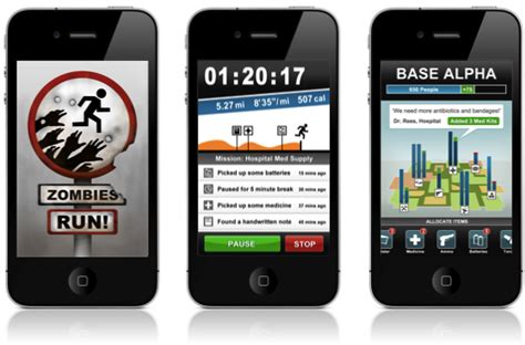 Zombies, Run! A Fitness App and Zombie Game