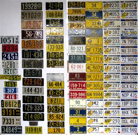 West Virginia License Plate History