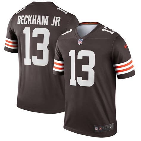 Men's Cleveland Browns Odell Beckham Jr. Nike Brown Legend Jersey