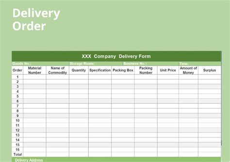 Shipment Tracking Excel Template