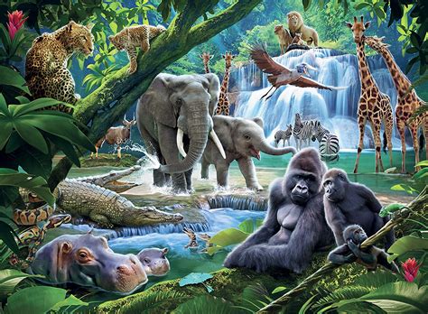 Ravensburger - Jungle Animals 100 piece Jigsaw Puzzle - The Toy Shop