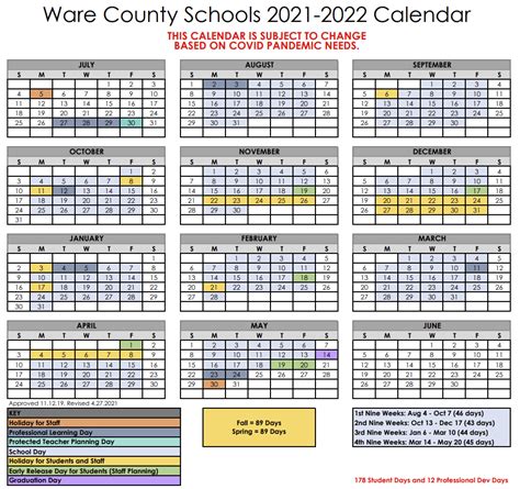 WCBOE Revises 2021-2022 School Calendar | Williams Heights Elementary School