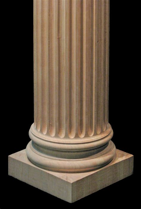 Carved Wood Column - Corinthian - 6" OD