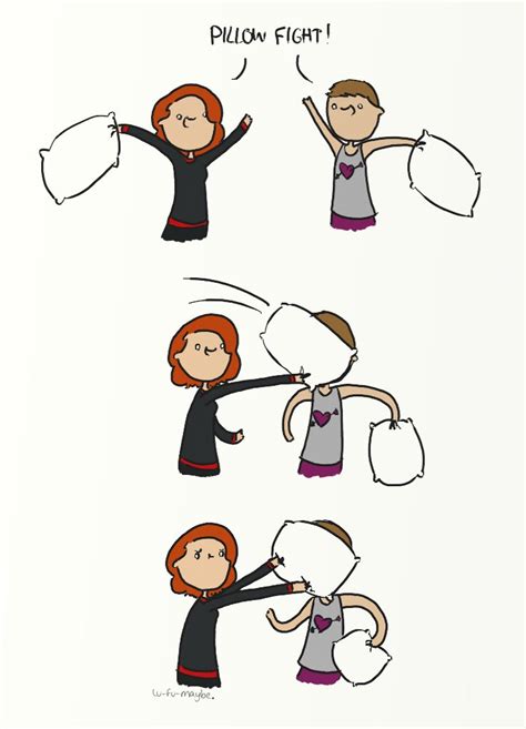 .Pillow Fight!. by bababug on DeviantArt