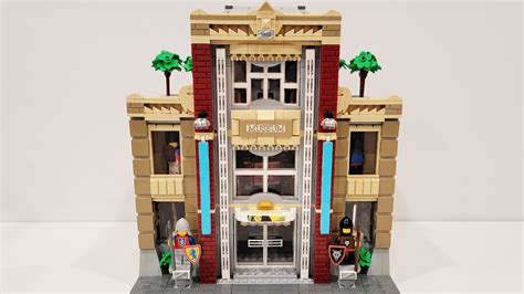 Custom LEGO Museum Modular Building MOC - YouTube