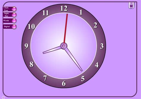 A fun interactive clock face, to help children understand how to tell the time | Clock ...