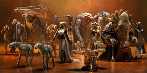 ArtStation - Early Casino Patrons concepts on Canto Bight for Star Wars: the Last Jedi, Aaron ...