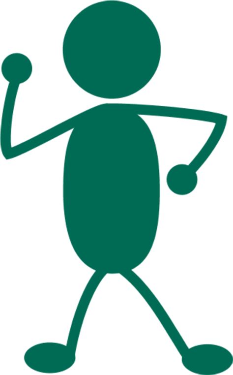 Green Stick Man Clipart - ClipArt Best