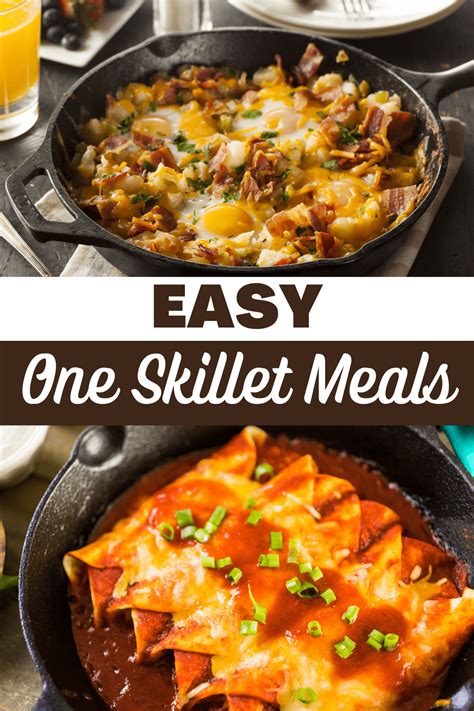 24 Easy One-Skillet Meals - Insanely Good