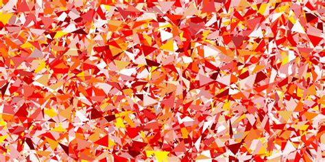 Light orange vector pattern with polygonal shapes. 14235353 Vector Art ...