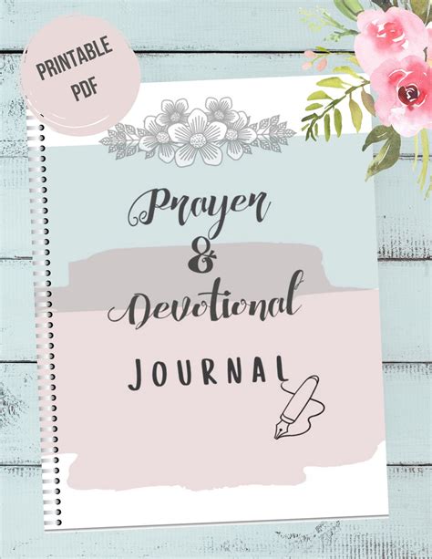 PRINTABLE Prayer & Devotional Journal for Women. A4,a5,letter Sizes ...