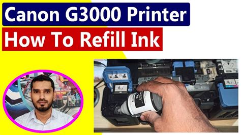 Canon PIXMA G3000 Printer Ink Refill ll How To Fill Ink In Canon G3000 ...