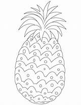 Free Printable Pineapple Coloring Pages For Kids sketch template