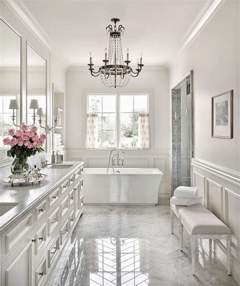 White master bath Inspiration - PHX Architecture | Dream bathrooms, House design, Beautiful ...