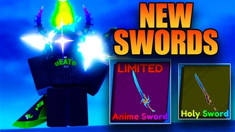 *NEW ANIME SWORD AND HOLY SWORD* (Roblox Blade Ball) - YouTube