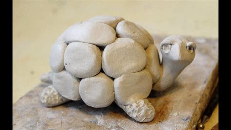 DIY Turtle In Self Hardening Clay / Air Dry Clay / DIY Animals In Clay ...