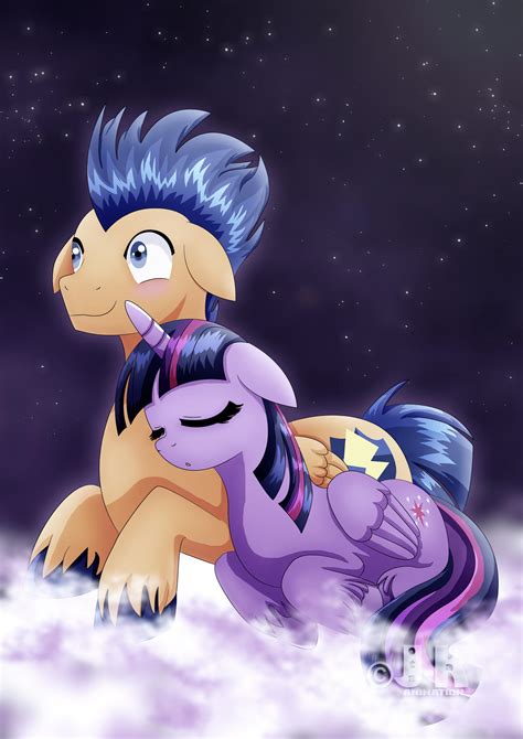 Flash Sentry and Twilight_at night by jotakaanimation on DeviantArt