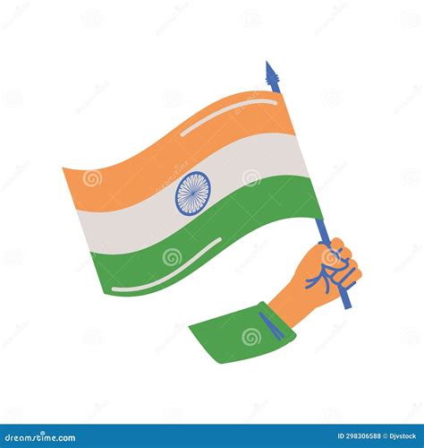 Republic Day India Flag National Stock Vector - Illustration of ...