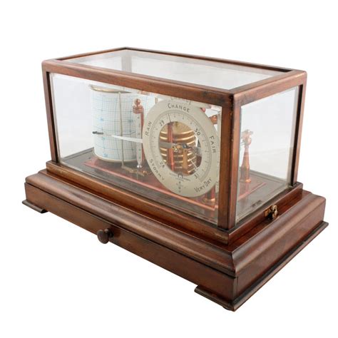 Negretti and Zambra Barograph Thermometer at 1stDibs